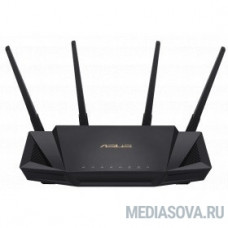 ASUS RT-AX58U Роутер беспроводной Asus RT-AX58U AX3000 10/100/1000BASE-TX черный