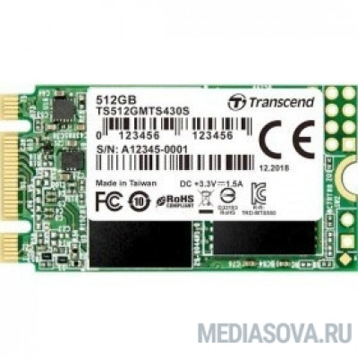  Transcend SSD 512GB M.2 TS512GMTS430S