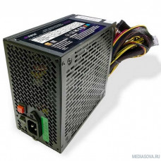HIPER Блок питания HPB-600RGB (ATX 2.31, 600W, ActivePFC, RGB 140mm fan, Black) BOX