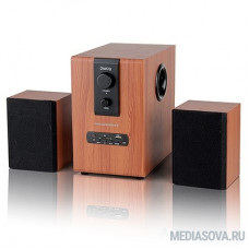 Dialog Progressive AP-150 BROWN - колонки 2.1, 10W+2*5W RMS, USB+SD reader