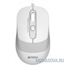A-4Tech Мышь FStyler FM10  WHITE белый/серый оптическая (1000dpi) USB [1147676]
