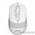  A-4Tech Мышь FStyler FM10  WHITE белый/серый оптическая (1000dpi) USB [1147676]