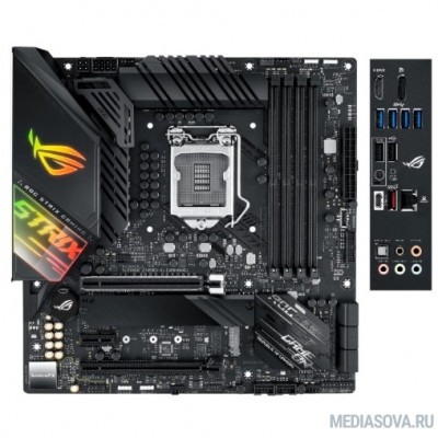 Материнская плата Материнская плата Asus ROG STRIX Z490-G GAMING Soc-1200 Intel Z490 4xDDR4 mATX AC`97 8ch(7.1) 2.5Gg RAID+HDMI+DP