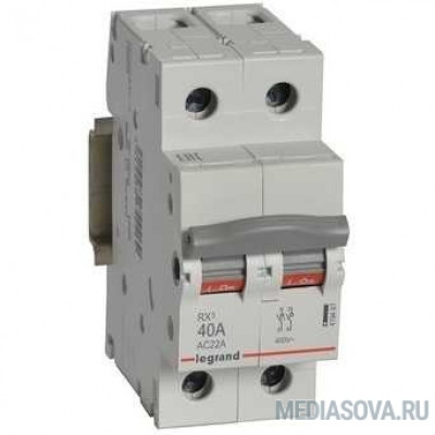  Legrand 419407 RX3 Выключатель-разъединитель  40А 2П 