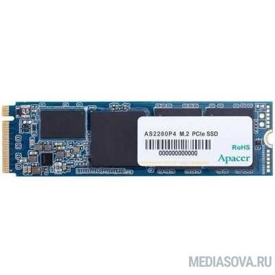  M.2 2280 256GB Apacer AS2280P4 Client SSD AP256GAS2280P4-1 PCIe Gen3x4 with NVMe, 1800/1100, IOPS 150/240K, MTBF 1.5M, 3D TLC, 437TBW, 1.56DWPD, RTL (918239)