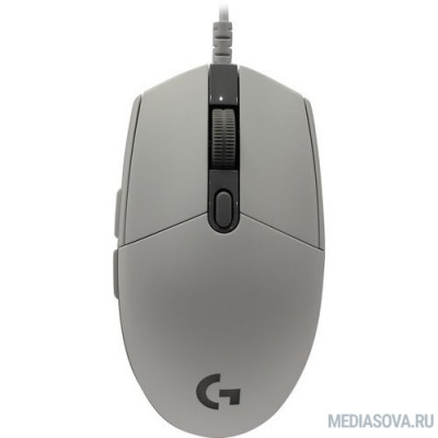  Мышь Logitech G102 LIGHTSYNC белый оптическая (8000dpi) USB (6but) [910-005824]