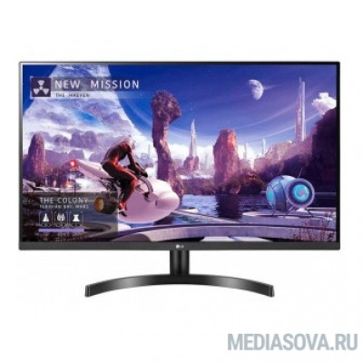  LCD LG 31.5' 32QN600-B черный IPS 2560х1440 75Hz 5ms 350cd 178/178 1000:1 HDR10 5ms 10bit(8bit+FRC) 2xHDMI1.4  DisplayPort1.4 FreeSync VESA 