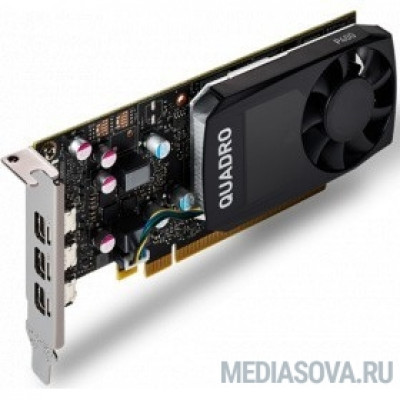 Видеокарта VGA PNY NVIDIA Quadro P400, 2 GB GDDR5/64 bit,3xMini DisplayPort, ATX [VCQP400V2-PB]