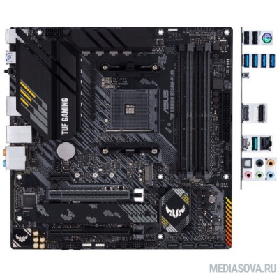 Материнская плата Материнская плата Asus TUF GAMING B550M-PLUS Soc-AM4 AMD B550 4xDDR4 mATX AC`97 8ch(7.1) 2.5Gg RAID+HDMI+DP