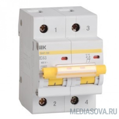  Iek MVA40-2-025-C Авт.выкл. ВА 47-100 2Р 25А 10 кА  х-ка С ИЭК