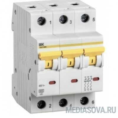  Iek MVA31-3-032-D Выкл. авт. ВА47-60M 3Р 32А 6кА D    