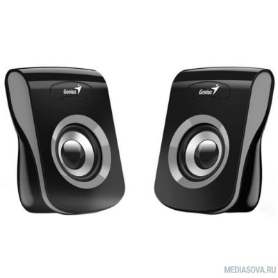 GENIUS SP-Q180, 2.0, 2 x 3W RMS, USB-power, Iron Grey