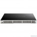  D-Link DGS-1250-52XMP/A1A Настраиваемый коммутатор 2 уровня с 48 портами 10/100/1000Base-T и 4 портами 10GBase-X SFP+ (48 портов с поддержкой PoE 802.3af/802.3at (30 Вт), PoE-бюджет 370 Вт)