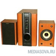SVEN SPS-820, дерево 2.1, 2 сат. + сабвуфер,18 Вт + 2 х 10 Вт (RMS) , усил. - 20-20000 Гц, дерево SVEN SPS-820, дерево 2.1, 2 сат. + сабвуфер,18 Вт + 2 х 10 Вт (RMS) , усил. - 20-20000 Гц, дерево