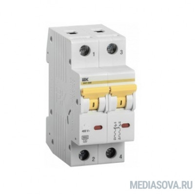 Iek MVA31-2-025-B Выкл. авт. ВА47-60M 2Р 25А 6кА B    