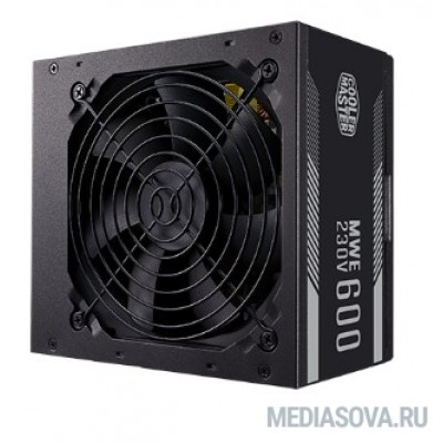 Блок питания Power Supply Cooler Master MWE White, 600W, ATX, 120mm, 6xSATA, 4xPCI-E(6+2), APFC, 80+ White
