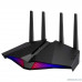  Роутер беспроводной Asus RT-AX82U AX5400 10/100/1000BASE-TX/4G ready черный