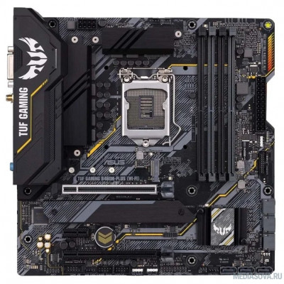 Материнская плата Материнская плата Asus TUF GAMING B460M-PLUS (WI-FI) Soc-1200 Intel B460 4xDDR4 mATX AC`97 8ch(7.1) GbLAN RAID+DVI+HDMI+DP