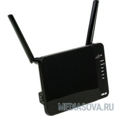  ASUS 4G-N12 Wireless-N300 LTE Modem Router 802.11n, 300 Mbps, 3G/4G & Ethernet WAN, Two external antenna, Four LAN ports, Built-in SIM/USIM card slot 