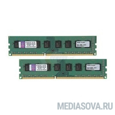 Оперативная память Kingston DDR3 DIMM 16GB (PC3-12800) Kit (2 x 8GB)  1600MHz KVR16N11K2/16