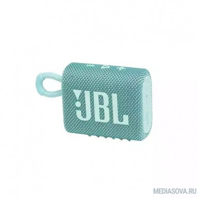  Колонка порт. JBL GO 3 бирюзовый 3W 1.0 BT (JBLGO3TEAL)