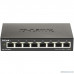  D-Link DGS-1100-08V2/A1A Настраиваемый L2 коммутатор с 8 портами 10/100/1000Base-T