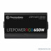 Блок питания Блок питания Thermaltake Litepower RGB 650W  (24+4+4pin) APFC 120mm fan color LED 5xSATA RTL PS-LTP-0650NHSANE-1