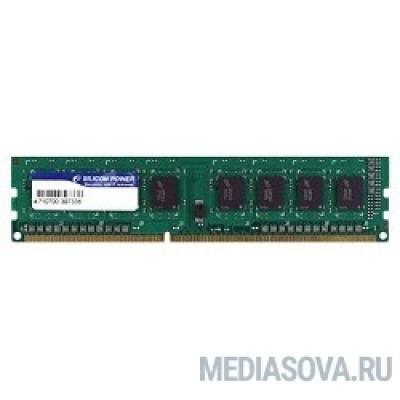 Оперативная память Silicon Power DDR3 DIMM 4GB (PC3-12800) 1600MHz SP004GBLTU160N02/W02