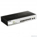  D-Link DGS-1210-10P/FL1A Управляемый коммутатор 2 уровня с 8 портами 10/100/1000Base-T и 2 портами 1000Base-X SFP (8 портов с поддержкой PoE 802.3af/802.3at (30 Вт), PoE бюджет 65 Вт)