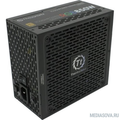 Блок питания Блок питания Thermaltake ATX 850W Toughpower Grand RGB Sync 80+ gold 24+2x(4+4) pin APFC 140mm fan color LED 12xSATA Cab Manag RTL [PS-TPG-0850FPCGEU-S]