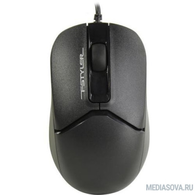  Мышь A4Tech Fstyler FM12 черный оптическая (1200dpi) USB (3but)