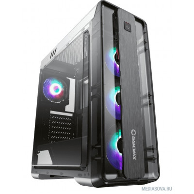  GameMax Корпус Moonlight FRGB White (без БП, Окно, USB3.0, HD Audio, 4*120 LED вент+упр)