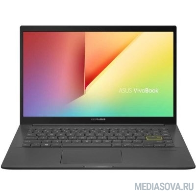  ASUS VivoBook 14 K413JA-EB534T Core i5-1035G1/8Gb/512GB SSD/14.0 FHD (1920x1080) AG IPS/Numpad/Illum KB/WiFi6/BT/Cam//Windows 10 Home/Black/1.4Kg
