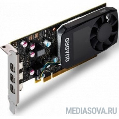 Видеокарта VGA PNY NVIDIA Quadro P400, 2 GB GDDR5/64 bit, PCI-E 3.0, 3xMini DisplayPort [VCQP400V2BLK-1]