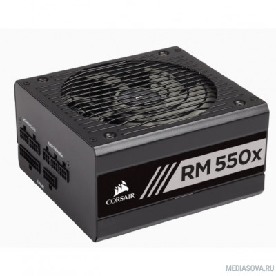 Блок питания Corsair RM550X CP-9020177-EU  80+ gold (20+4pin) APFC 140mm fan 9xSATA Cab Manag RTL