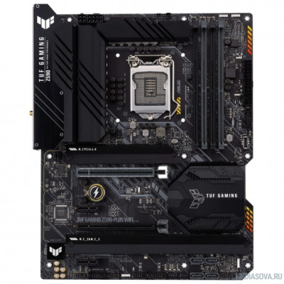 Материнская плата Материнская плата Asus TUF GAMING Z590-PLUS WIFI Soc-1200 Intel Z590 4xDDR4 ATX AC`97 8ch(7.1) 2.5Gg RAID