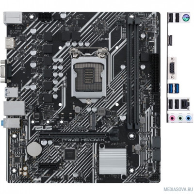 Материнская плата Материнская плата Asus PRIME H510M-K Soc-1200 Intel H510 2xDDR4 mATX AC`97 8ch(7.1) GbLAN+VGA+HDMI