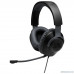  Наушники с микрофоном JBL Quantum 100 черный 1.2м мониторные оголовье (JBLQUANTUM100BLK)