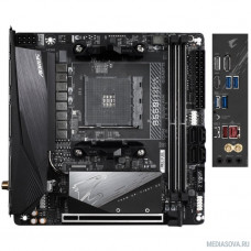 Gigabyte B550I AORUS PRO AX Soc-AM4 AMD B550 2xDDR4 mini-ITX AC`97 8ch(7.1) 2.5Gg RAID+HDMI+DP