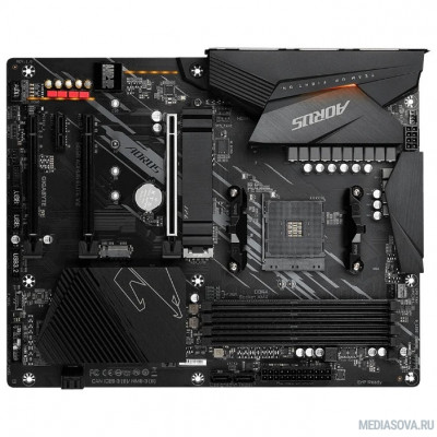 Материнская плата Gigabyte B550 AORUS ELITE V2 Soc-AM4 AMD B550 4xDDR4 ATX AC`97 8ch(7.1) 2.5Gg RAID+HDMI+DP