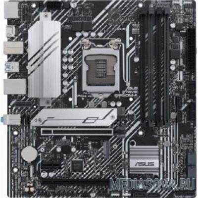 Материнская плата Материнская плата Asus PRIME B560M-A Soc-1200 Intel B560 4xDDR4 mATX AC`97 8ch(7.1) GbLAN RAID+HDMI+DP