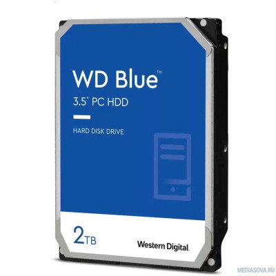 Жесткий диск 2TB WD Blue (WD20EZBX) Serial ATA III, 7200 rpm, 256Mb buffer