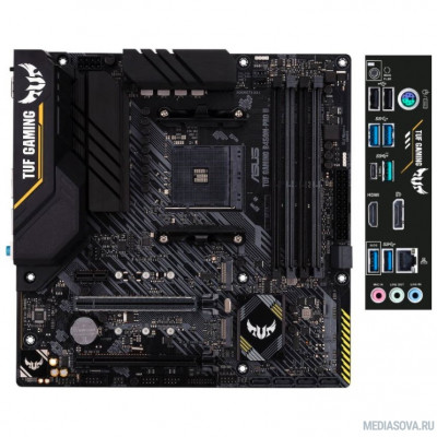 Материнская плата Asus TUF GAMING B450M-PRO II Soc-AM4 AMD B450 4xDDR4 mATX AC`97 8ch(7.1) GbLAN RAID+HDMI+DP