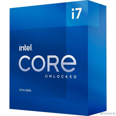  Процессор CPU Intel Core i7-11700K Rocket Lake BOX 3.6GHz, 16MB, LGA1200