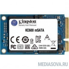 SSD жесткий диск MSATA 1TB KC600 SKC600MS/1024G KINGSTON