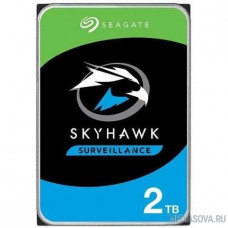 2TB Seagate Skyhawk (ST2000VX015) Serial ATA III, 5400 rpm, 256mb, для видеонаблюдения