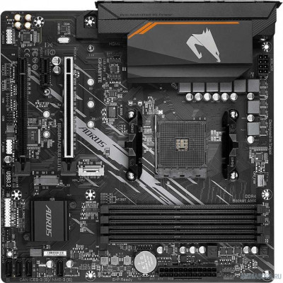 Материнская плата Gigabyte B550M AORUS ELITE Soc-AM4 AMD B550 4xDDR4 mATX AC`97 8ch(7.1) GbLAN RAID+DVI+HDMI