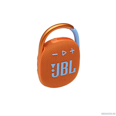  Динамик JBL Портативная акустическая система  JBL CLIP 4, оранжевая