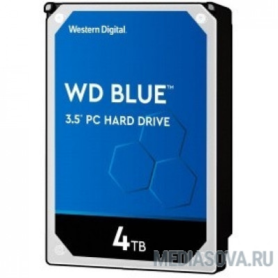 Жесткий диск 4TB WD Blue (WD40EZAZ) Serial ATA III, 5400 rpm, 256Mb buffer