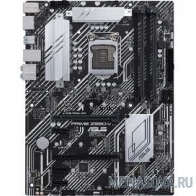Материнская плата Материнская плата ASUS PRIME Z590-V-SI, LGA1200, Z590, 4*DDR4, DP + HDMI, SATA3 + RAID, Audio, Gb LAN, USB 3.2*8, USB 2.0*6, COM*1 header, LPT*1 header (w/o cable), ATX ; 90MB17I0-M0ECY0